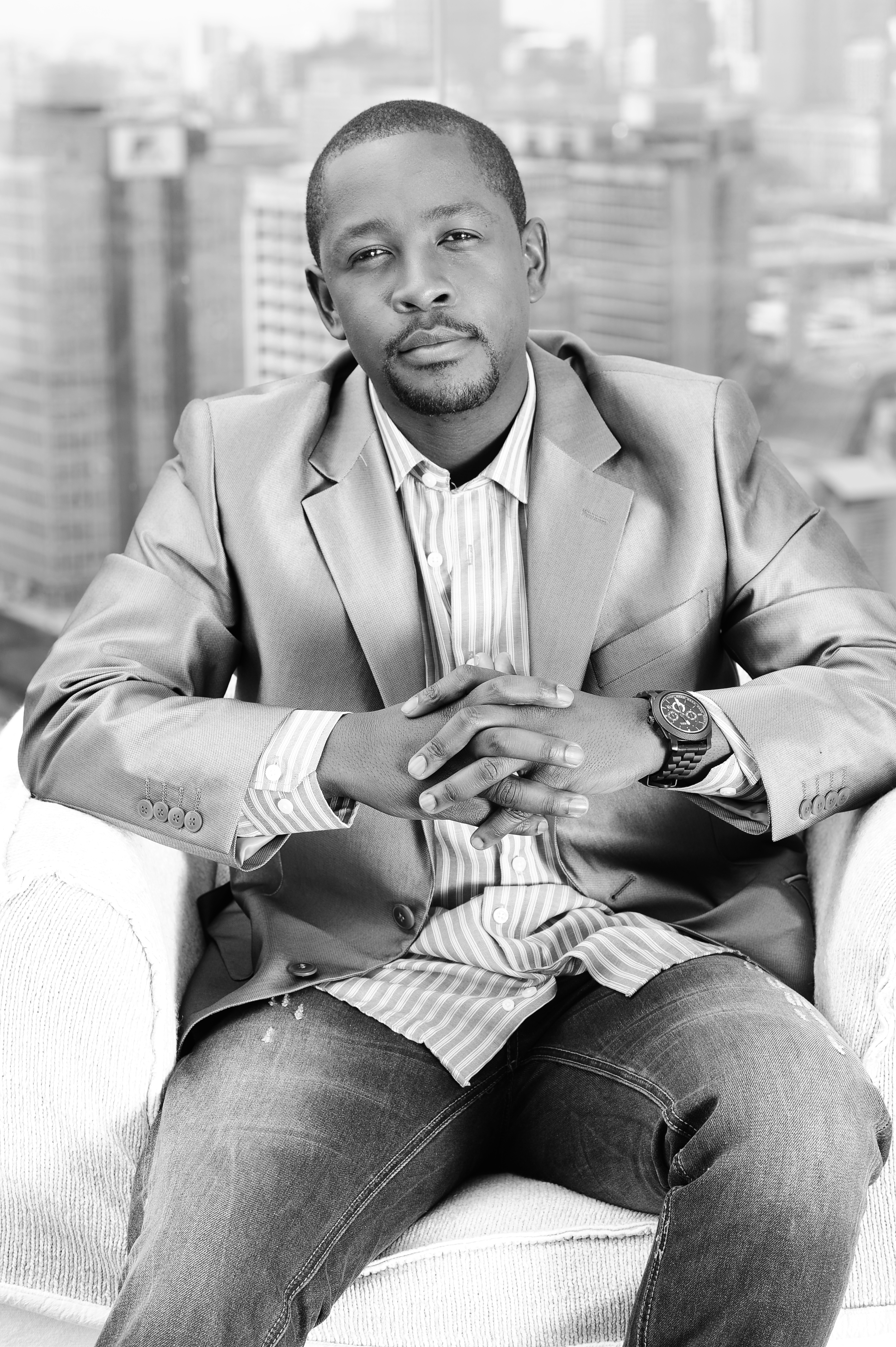 Male actor publicity portrait by Kevin Mark Pass