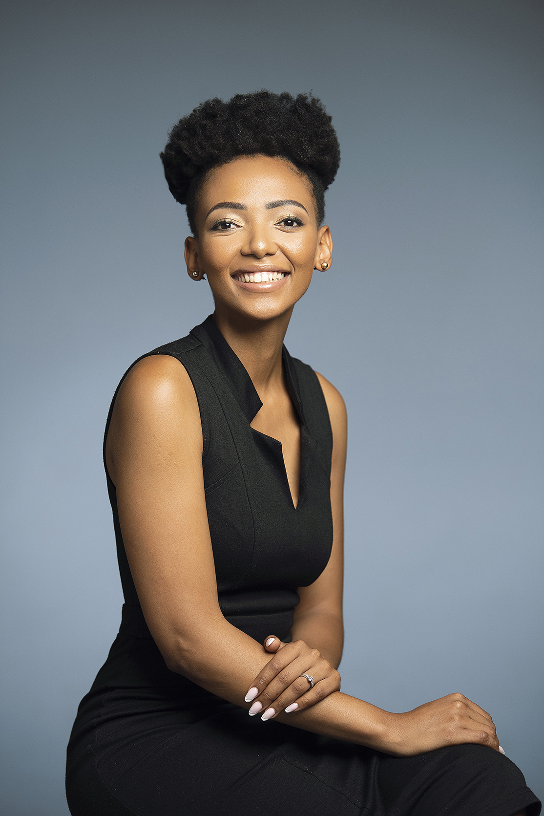 Corporate Headshots Professional Female LinkedIn portrait by Kevin Mark Pass makeup by Storm Pass Makeup